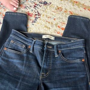Madewell mid rise skinny petite